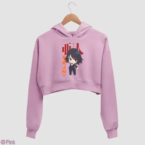Chibi Izumi Shimomura Women's Crop Hoodie - Image 13