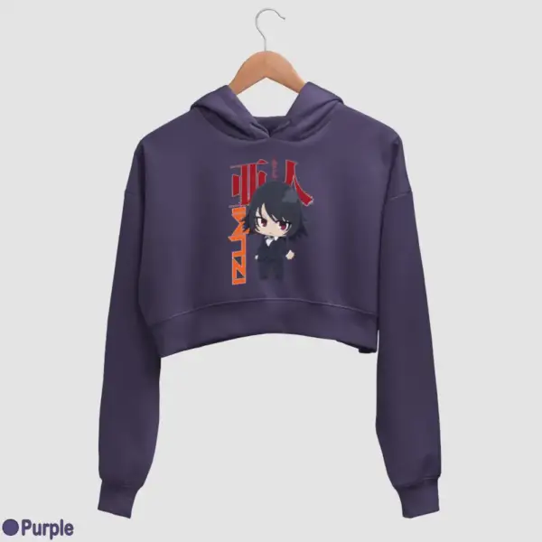 Chibi Izumi Shimomura Women's Crop Hoodie - Image 15