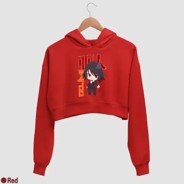 Chibi Izumi Shimomura Women's Crop Hoodie - Image 16