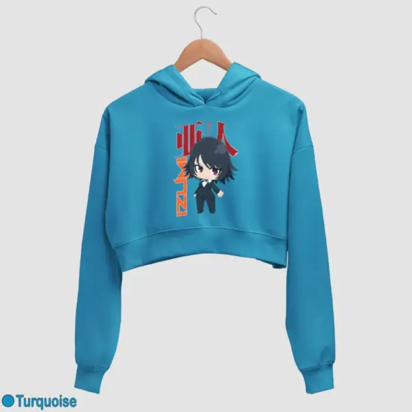 Chibi Izumi Shimomura Women's Crop Hoodie - Image 17