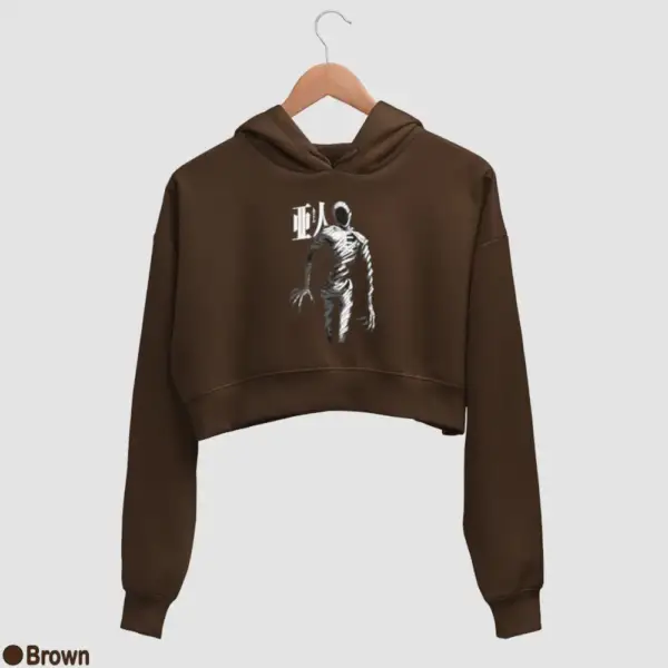 Ajin Demi-Human Women's Crop Hoodie - Image 4