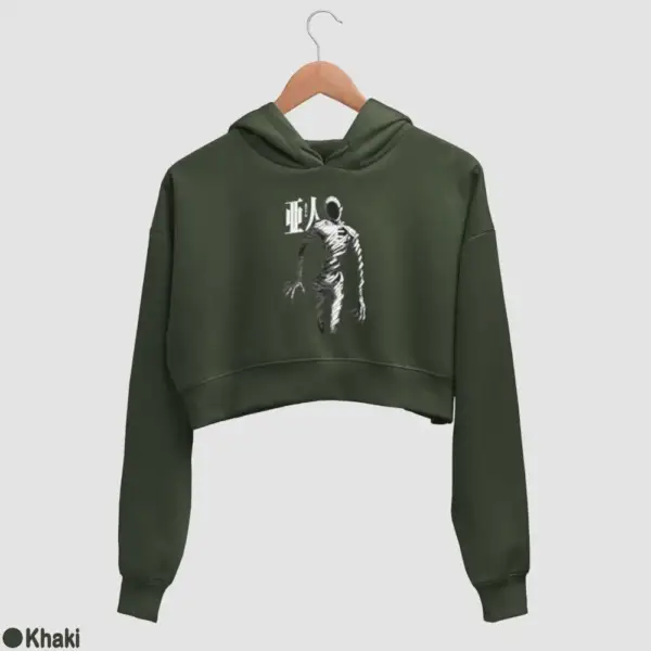 Ajin Demi-Human Women's Crop Hoodie - Image 9