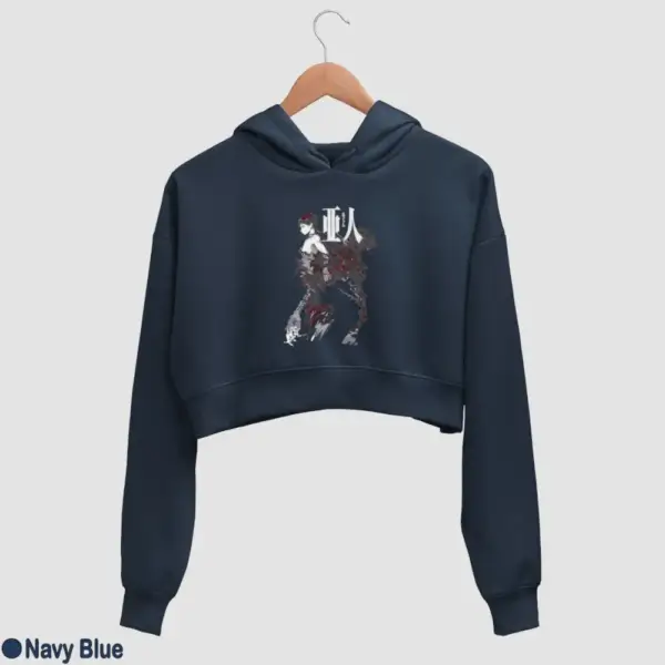 Ajin Demi-Human Women's Crop Hoodie - Image 12