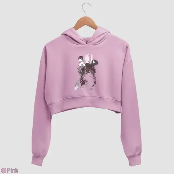 Ajin Demi-Human Women's Crop Hoodie - Image 14