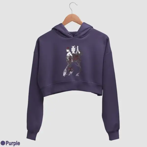 Ajin Demi-Human Women's Crop Hoodie - Image 16