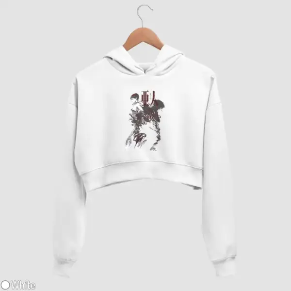Ajin Demi-Human Women's Crop Hoodie - Image 19