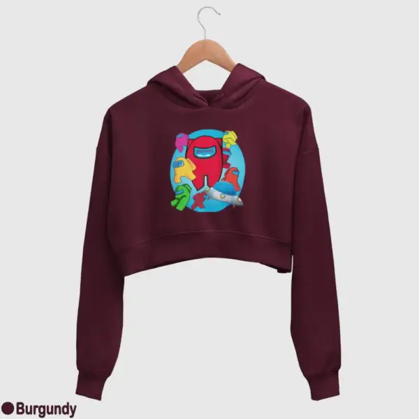 Among Us Women's Crop Hoodie - Image 5