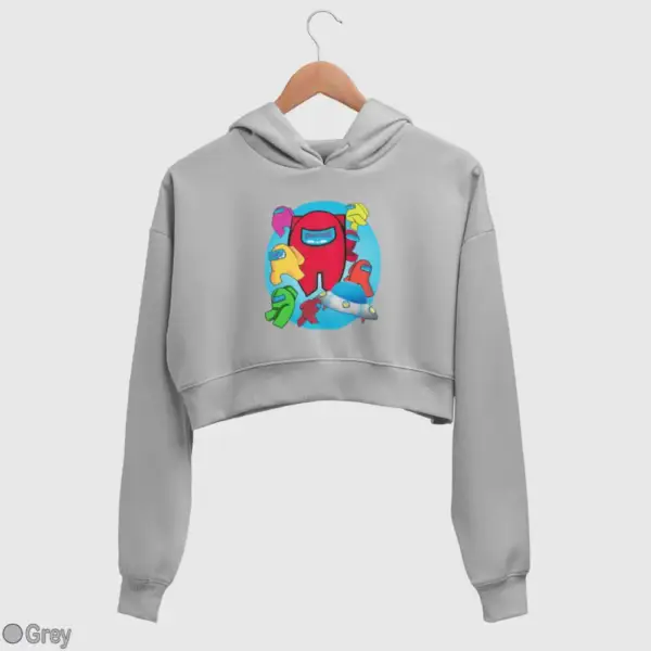 Among Us Women's Crop Hoodie - Image 9