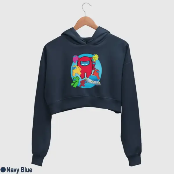 Among Us Women's Crop Hoodie - Image 12