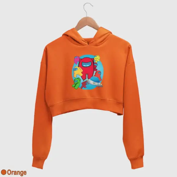 Among Us Women's Crop Hoodie - Image 13