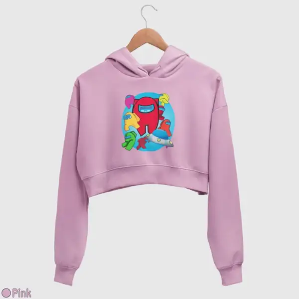 Among Us Women's Crop Hoodie - Image 14
