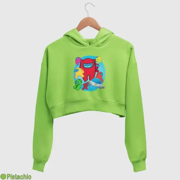 Among Us Women's Crop Hoodie - Image 15