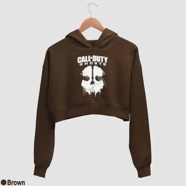Call of Duty Ghosts Women's Crop Hoodie - Image 4