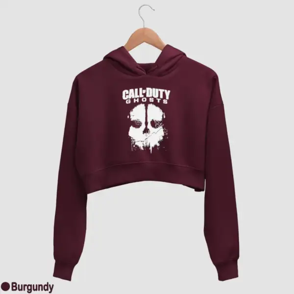 Call of Duty Ghosts Women's Crop Hoodie - Image 5