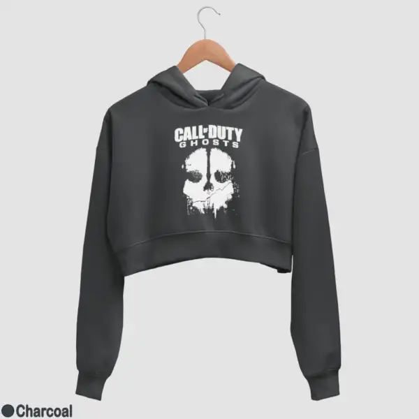 Call of Duty Ghosts Women's Crop Hoodie - Image 7