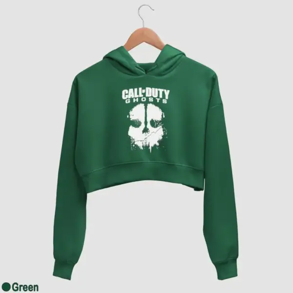 Call of Duty Ghosts Women's Crop Hoodie - Image 8