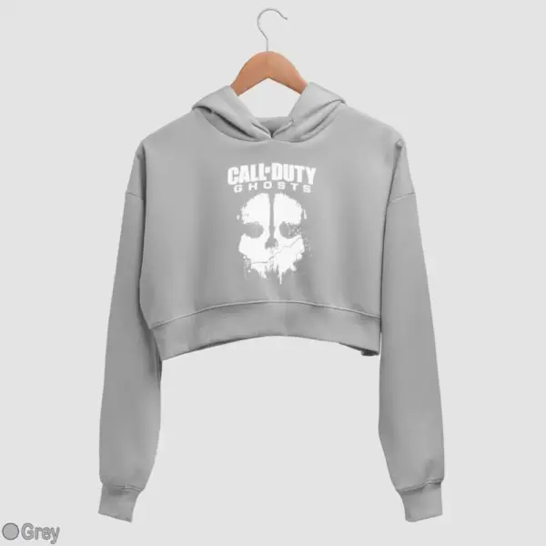 Call of Duty Ghosts Women's Crop Hoodie - Image 9