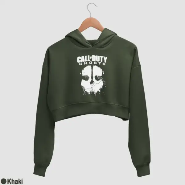 Call of Duty Ghosts Women's Crop Hoodie - Image 10