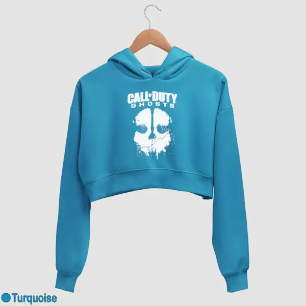 Call of Duty Ghosts Women's Crop Hoodie - Image 17