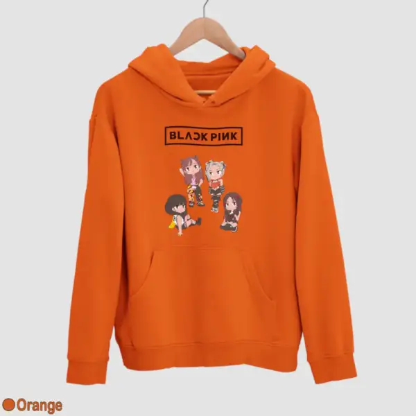 Chibi Black Pink Men's Hoodie - Image 13