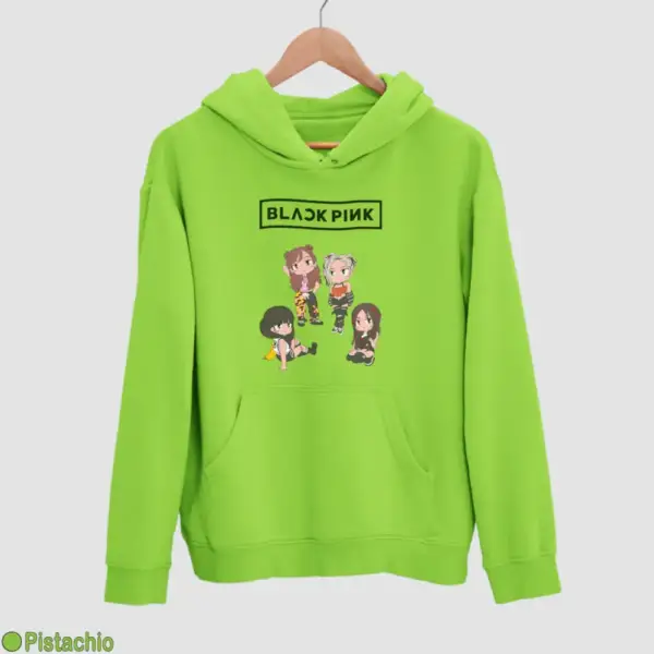 Chibi Black Pink Men's Hoodie - Image 15