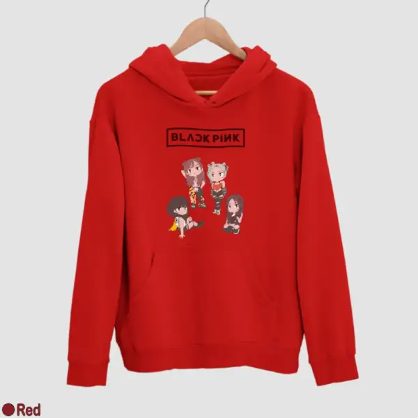 Chibi Black Pink Men's Hoodie - Image 16