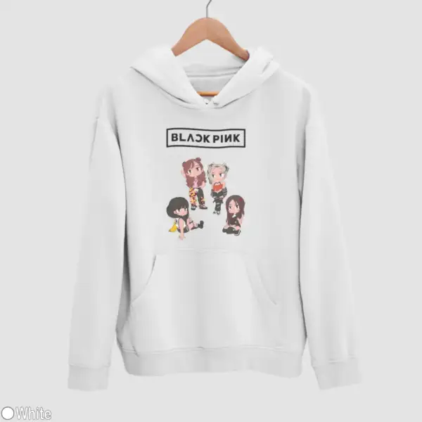 Chibi Black Pink Men's Hoodie - Image 18