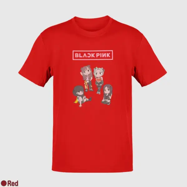 Chibi Blackpink Men's T-Shirt - Image 16