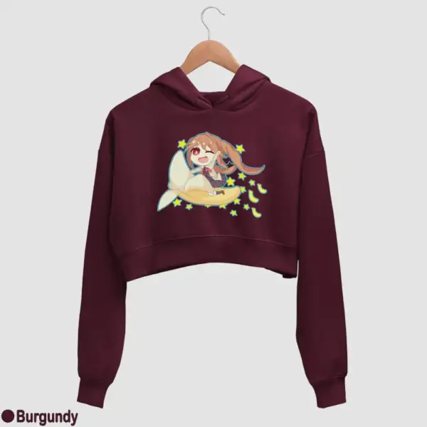 Chibi Yoshiko Hanabatake Women's Crop Hoodie - Image 5
