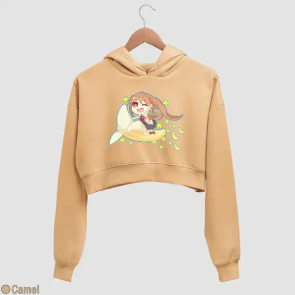 Chibi Yoshiko Hanabatake Women's Crop Hoodie - Image 6