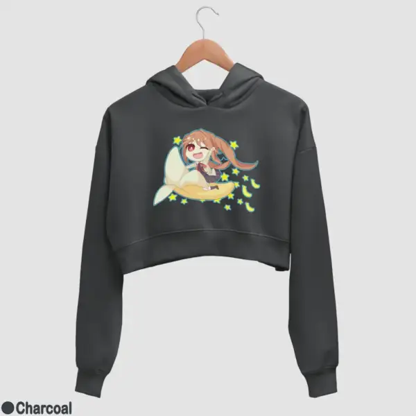Chibi Yoshiko Hanabatake Women's Crop Hoodie - Image 7