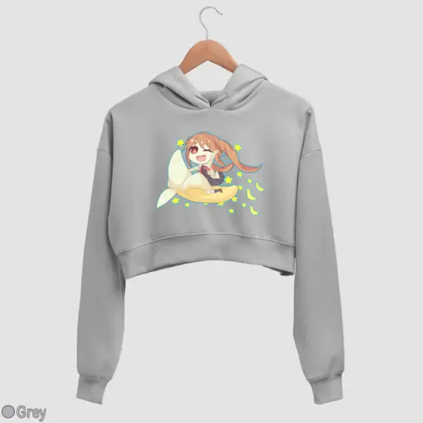 Chibi Yoshiko Hanabatake Women's Crop Hoodie - Image 9
