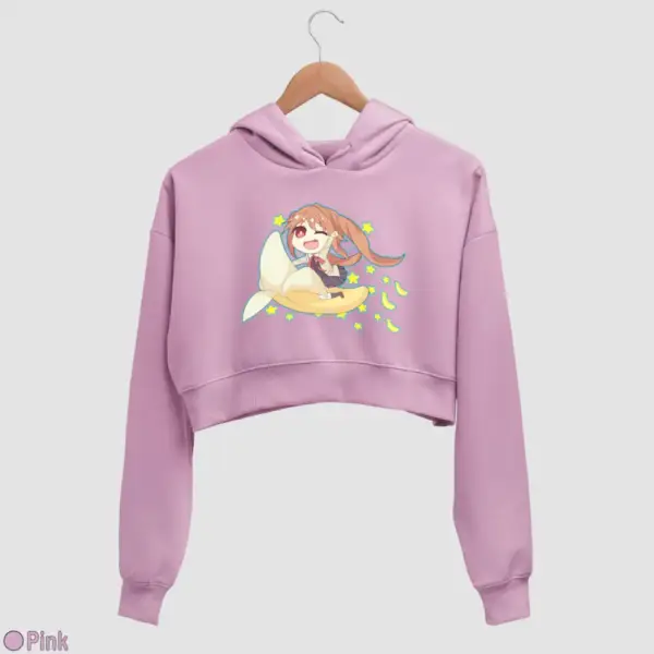 Chibi Yoshiko Hanabatake Women's Crop Hoodie - Image 13
