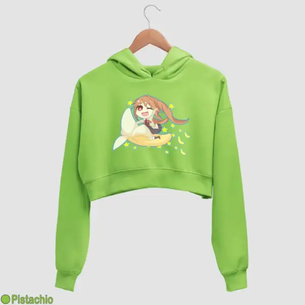Chibi Yoshiko Hanabatake Women's Crop Hoodie - Image 14