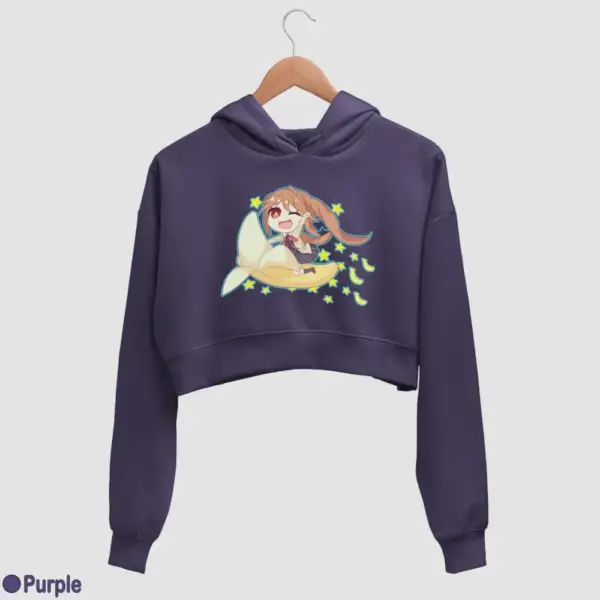 Chibi Yoshiko Hanabatake Women's Crop Hoodie - Image 15