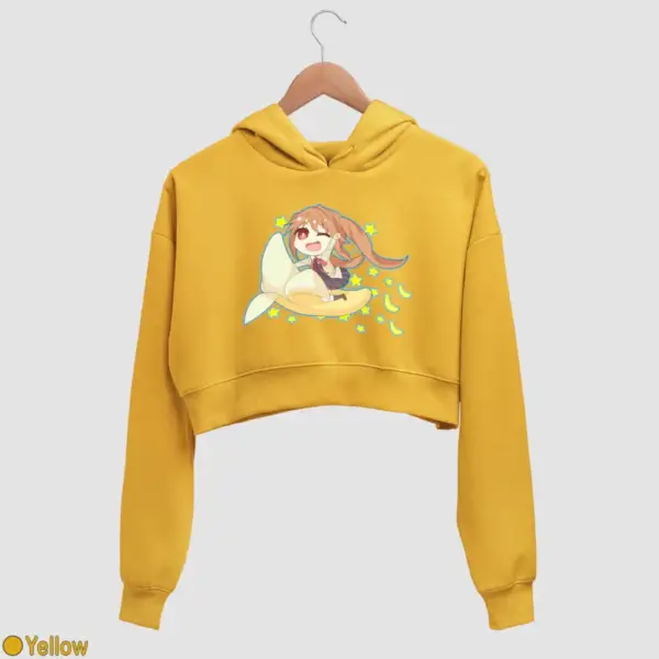 Chibi Yoshiko Hanabatake Women's Crop Hoodie - Image 19