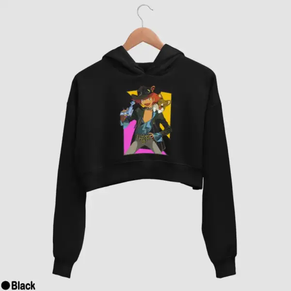 Edward and Ein Women's Crop Hoodie - Image 2