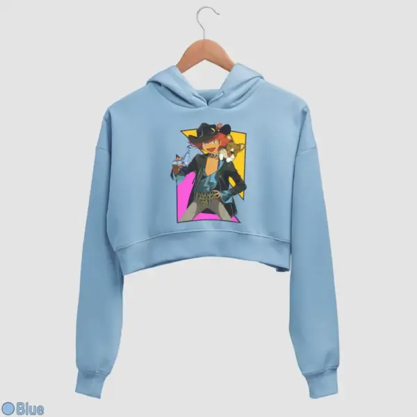 Edward and Ein Women's Crop Hoodie