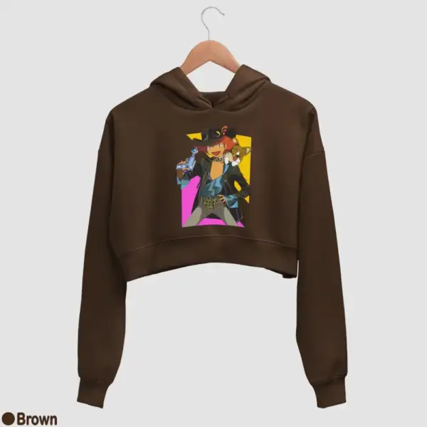 Edward and Ein Women's Crop Hoodie - Image 3