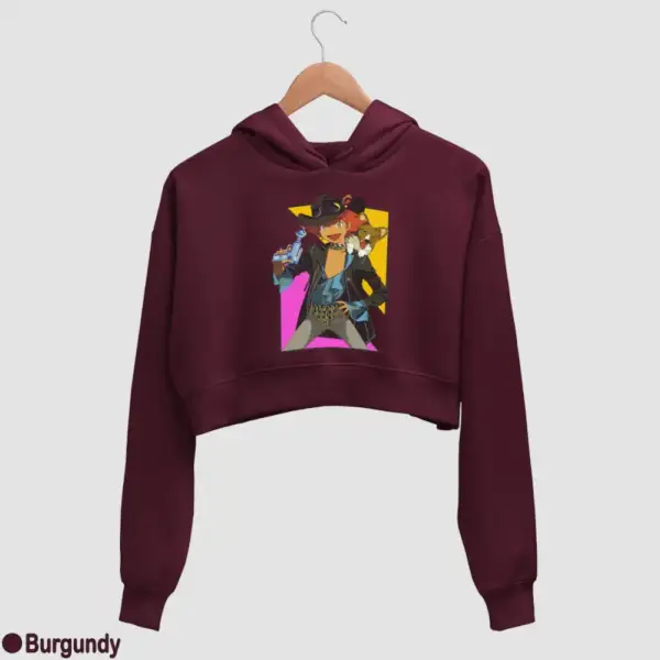 Edward and Ein Women's Crop Hoodie - Image 4