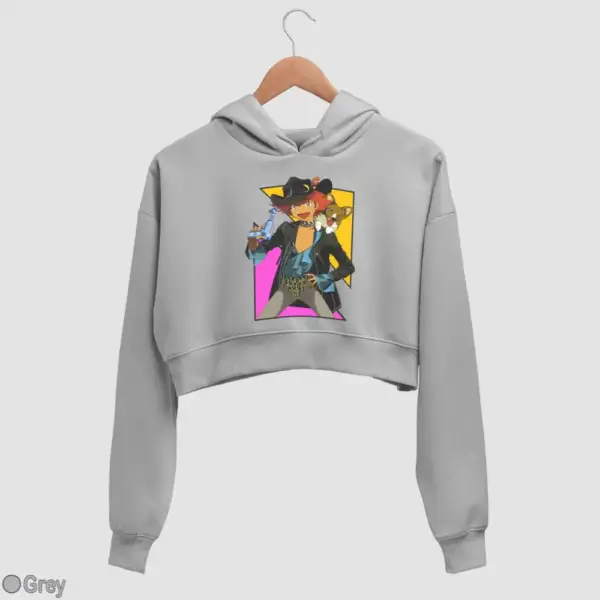 Edward and Ein Women's Crop Hoodie - Image 8