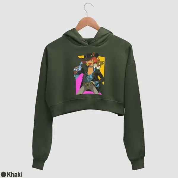 Edward and Ein Women's Crop Hoodie - Image 9