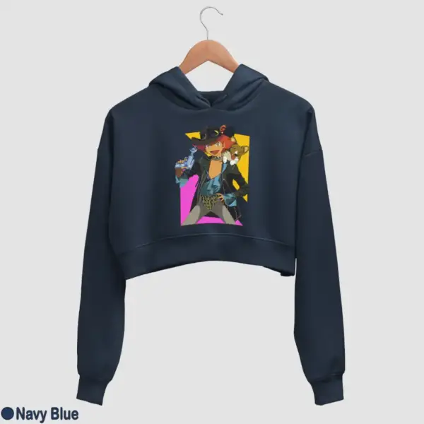 Edward and Ein Women's Crop Hoodie - Image 11