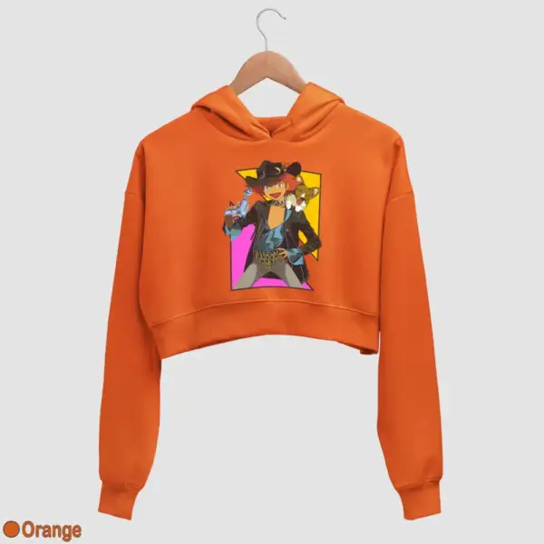 Edward and Ein Women's Crop Hoodie - Image 12