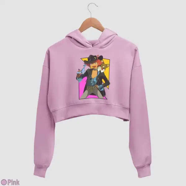 Edward and Ein Women's Crop Hoodie - Image 13