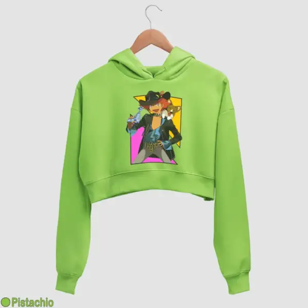 Edward and Ein Women's Crop Hoodie - Image 14