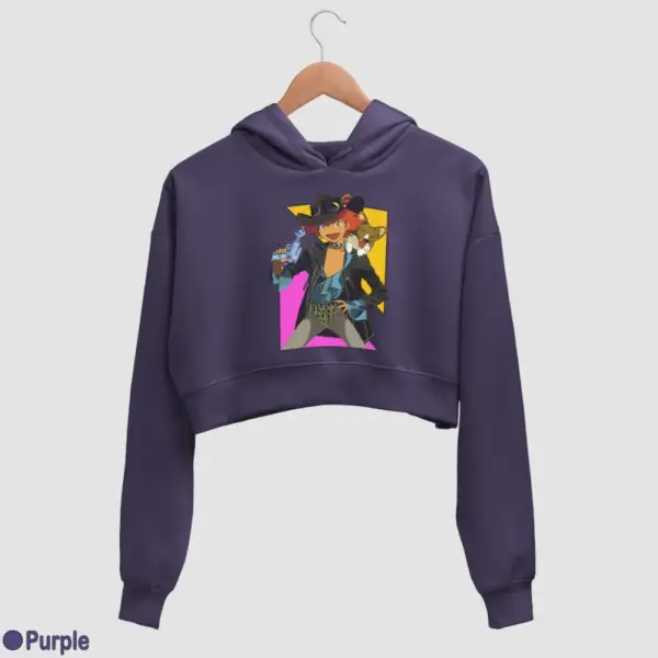 Edward and Ein Women's Crop Hoodie - Image 15