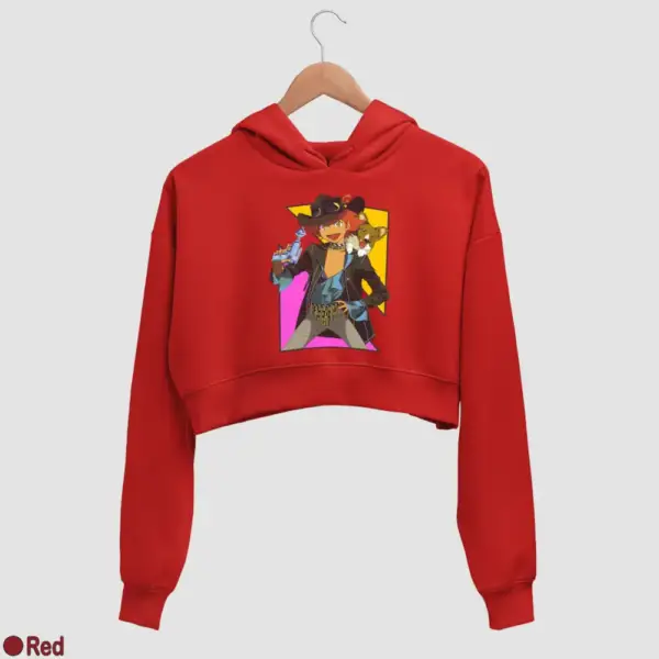 Edward and Ein Women's Crop Hoodie - Image 16