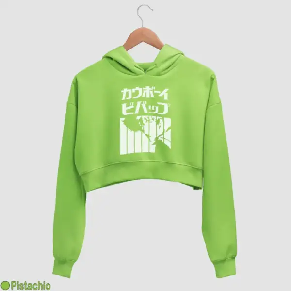 Spike Spiegel Women's Crop Hoodie - Image 14