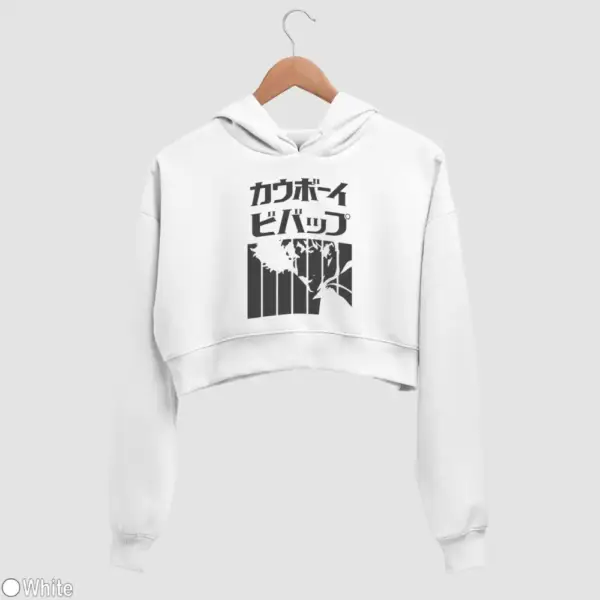 Spike Spiegel Women's Crop Hoodie - Image 18